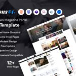 Barrons24 - News & Magazine HTML Template