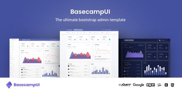 BasecampUI Bootstrap Admin Dashboard Template BasecampUI Bootstrap Admin Dashboard Template