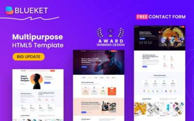 Blueket - Digital Agency & Multipurpose HTML5 Template