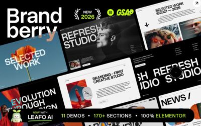 Brandberry - Creative Elementor AI-Powered WordPress Theme