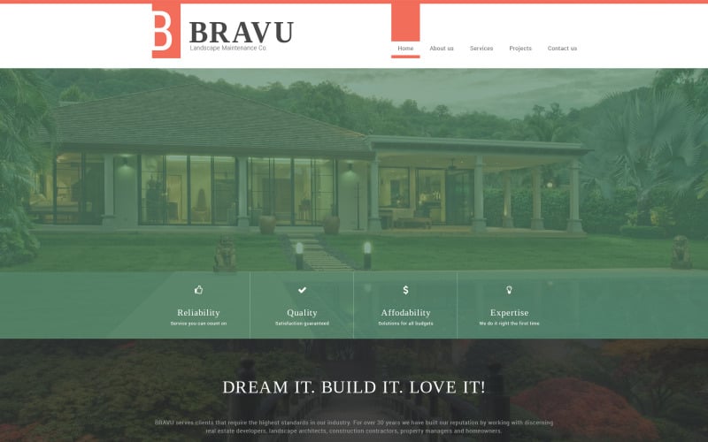 Bravu Website Template Bravu Website Template