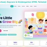 BrightKids – Colorful Preschool, Daycare & Kindergarten HTML Tailwind CSS Template