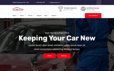 Cash4Junk  - Car Wash HTML Template
