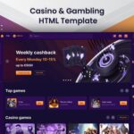 Casino - Casino & Gambling HTML Template