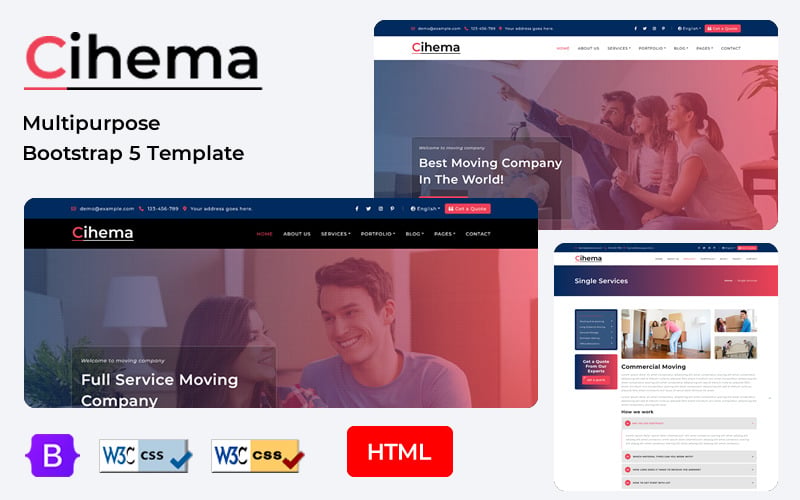 Cihema is a Moving & Renovation Services HTML5 Template Cihema is a Moving & Renovation Services HTML5 Template