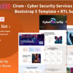 Ciram - Cyber Security Services Company Bootstrap 5 Template + RTL Supported