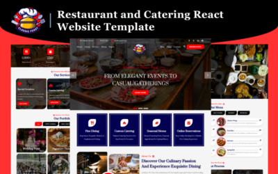 ClassicFeast - Restaurant and Catering React Website Template