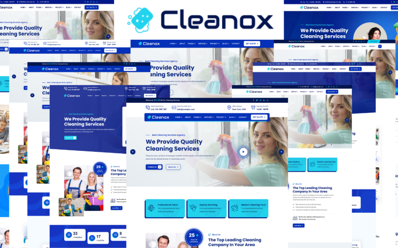 Cleanox - Cleaning Services HTML5 Template Cleanox - Cleaning Services HTML5 Template