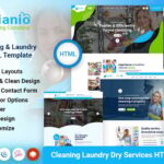 Clianio - Cleaning Dry Wash Laundry Services HTML Template