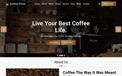 Coffee Point - Coffee Shop Multipage HTML5 Website Template