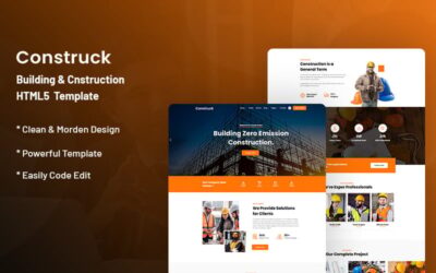 Construck - Construction Company Website Template