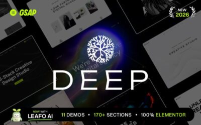 Deep - Creative Elementor AI-Powered WordPress Theme