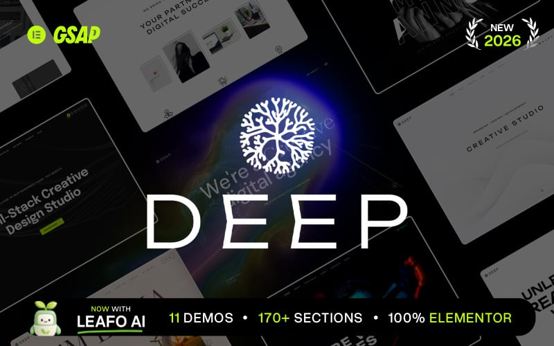 Deep – Creative Elementor AI-Powered WordPress Theme Deep – Creative Elementor AI-Powered WordPress Theme