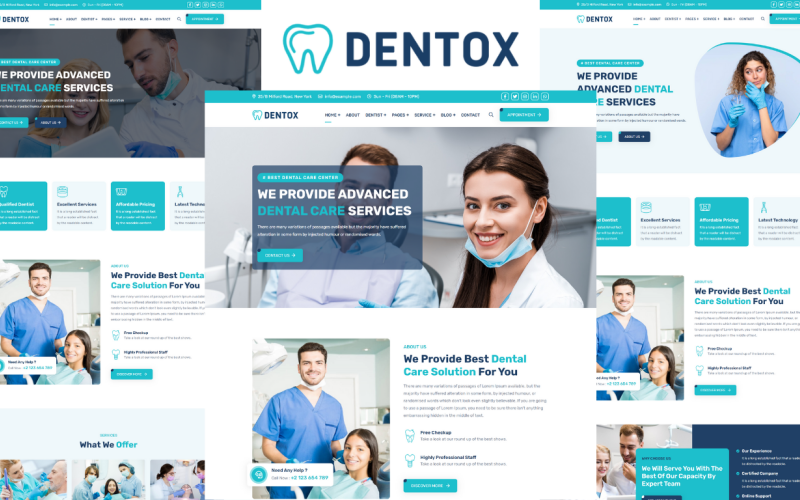 Dentox - Dentist And Dental Clinic HTML5 Template Dentox - Dentist And Dental Clinic HTML5 Template