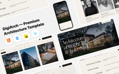 DigiArch – Premium Architecture Studio React Template