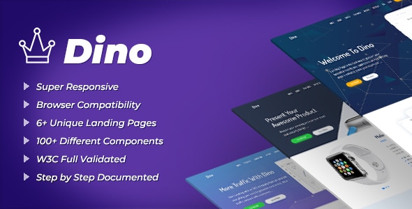 Dino - Landing Pages HTML Template Dino - Landing Pages HTML Template
