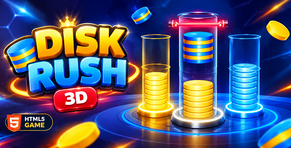 Disk Rush 3D | HTML5 Disk Stacking Arcade Game Disk Rush 3D | HTML5 Disk Stacking Arcade Game