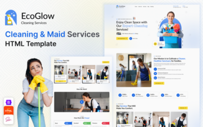 EcoGlow - Cleaning Services Responsive HTML5 Website Template
