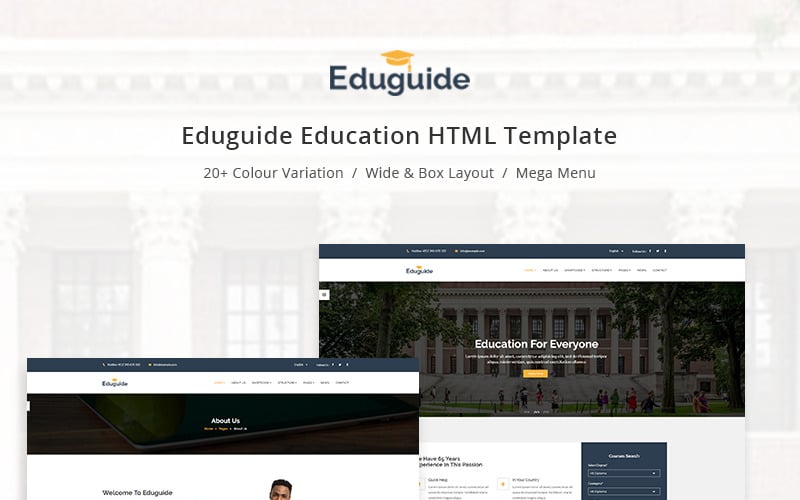 Eduguide - Education Website Template Eduguide - Education Website Template