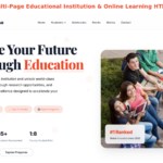 EduVerse – Premium Multi‑Page Educational Institution & Online Learning HTML Template
