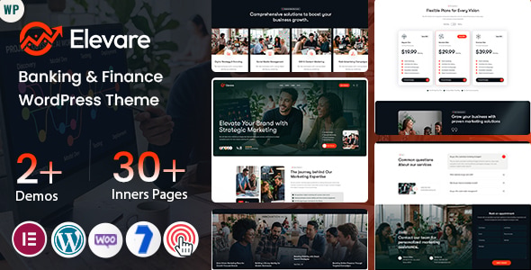 Elevare - Banking & Finance WordPress Theme Elevare - Banking & Finance WordPress Theme