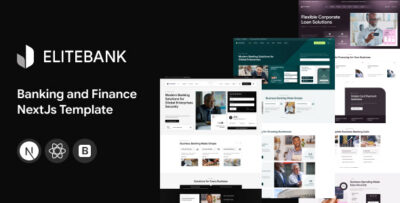 Elitebank - Banking and Finance React Next Js Template