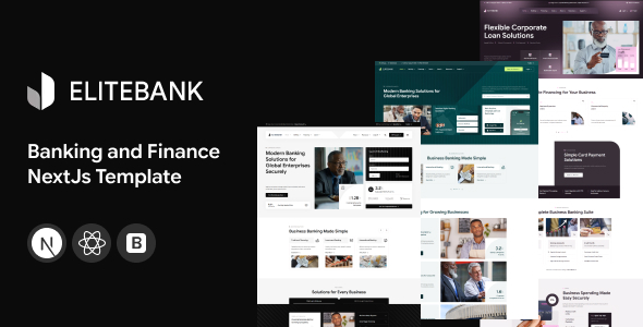 Elitebank - Banking and Finance React Next Js Template Elitebank - Banking and Finance React Next Js Template