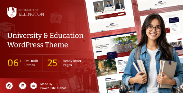 Ellington - University Education WordPress Theme Ellington - University Education WordPress Theme