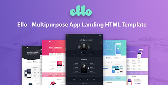 ELLO - Multipurpose App Landing HTML Template ELLO - Multipurpose App Landing HTML Template