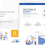 Ensoft - IT Solutions & Business Services Multipurpose Responsive Website Template