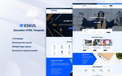 Eskul - Responsive Education Website HTML Template