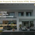 EstateLux - Single Property Real Estate HTML Template Tailwind CSS
