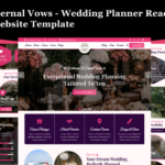 Eternal Vows - Wedding Planner React Website Template
