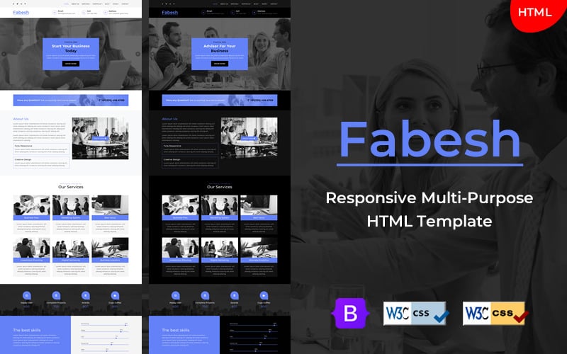 Fabesh - Multipurpose Bootstrap 5 HTML Template Fabesh - Multipurpose Bootstrap 5 HTML Template