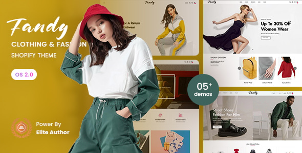 Fandy - Clothing & Fashion Responsive Shopify 2.0 Theme Fandy - Clothing & Fashion Responsive Shopify 2.0 Theme