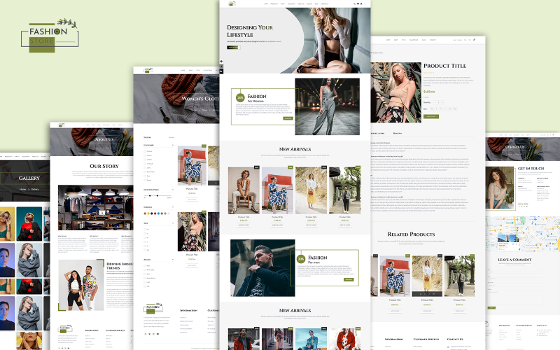 Fashion Store HTML template Fashion Store HTML template