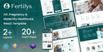 Fertilys - IVF, Pregnancy React Template