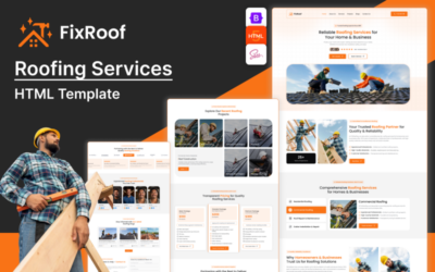 Fix Roof- Roofing Installation & Repair Services HTML Template