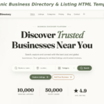 FlaskDirectory – Organic Business Directory & Listing HTML Template