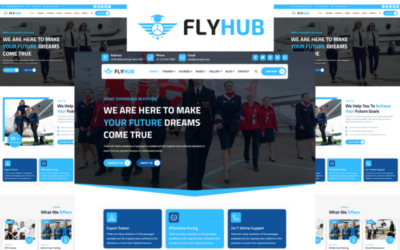 Flyhub - Flight And Aviation Academy HTML5 Template