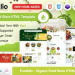 Foodelio - Organic Grocery Nutrition Bio Food Store Shop RTL Responsive HTML Template