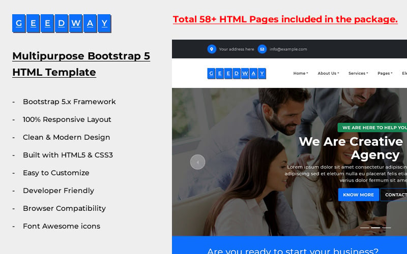 Geedway - Multipurpose Bootstrap 5 HTML Template Geedway - Multipurpose Bootstrap 5 HTML Template