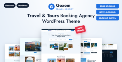 Goxom - Travel & Hotel Booking WordPress Theme