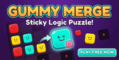 Gummy Merge Sticky Logic | HTML5 Puzzle Game
