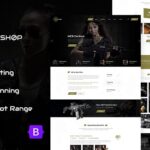 Gun Shop HTML Template Website Template
