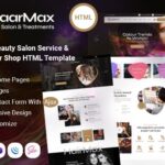HaarMax - Hair Salon Barber Shop Hairdresser Beauty Makeup HTML Template