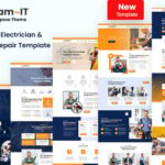 Handyman Electrician and Plumbing Repair Bootstrap HTML5 Website Template