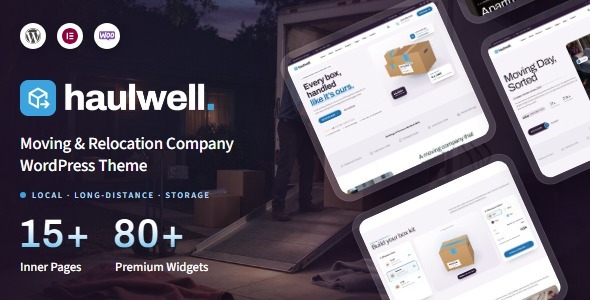 HaulWell – Moving & Relocation Services WordPress Theme HaulWell – Moving & Relocation Services WordPress Theme