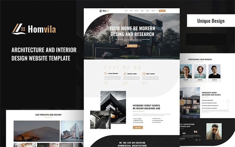Homvila – Architecture and Interior Design Website Template Homvila – Architecture and Interior Design Website Template