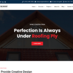 House Roofing Repair Service  HTML Template